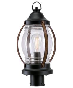 Westinghouse 6578800 Canyon 19" Tall LED Outdoor Single Head Post - Textured
