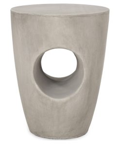 Zayd Indoor Lightweight Concrete Accent Side Table