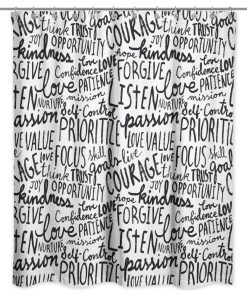 Wisdom Words 71"x74" Shower Curtain