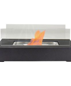 13.75" Bio Ethanol Ventless Portable Tabletop Fireplace with Flame Guard