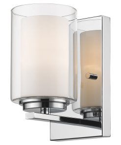Z-Lite 426-1S-CH Willow - One Light Wall Sconce