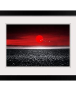 "Ride on Time" Black Framed Art Print, 26"x20"x1"