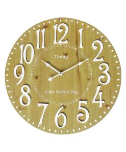 Yosemite Perfect Day I Wall Clock in Natural