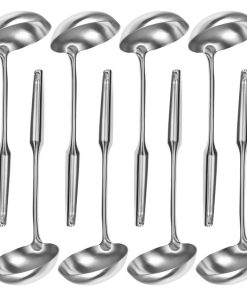 YBM Home Soup Ladle With Ergonomic Round Handle 14", 8 Pack