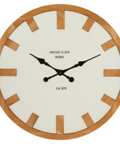 White Glass Contemporary Wall Clock 30" x 2" x 30"