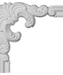 10"Wx10"Hx1 1/8"P Seville Panel Moulding Corner, 8-Pack