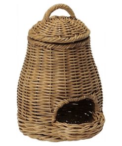 Wicker Garlic Basket, Fruit and Vegetable Storage Basket, Small