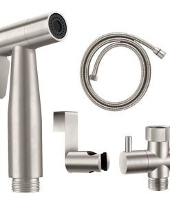 Whitehaus Spahaus Bath Bidet Sprayer With Brushed Nickel Finish WH771-BN