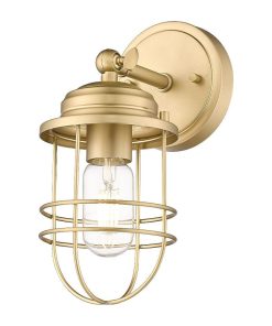 1 Light Wall Sconce in Sturdy style - 10.63 Inches high by 14 Inches wide
