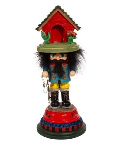 14" Hollywood Dog House Hat Nutcracker