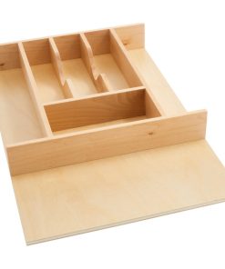 Wood Trim To Fit Cutlery Drawer Insert Organizer, 14.63", 2.88"H