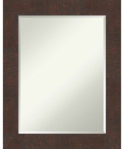Wildwood Brown Bathroom Vanity Wall Mirror, 23x29