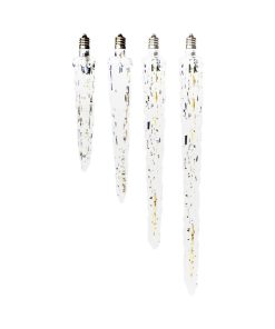 11" C9 Falling Icicle With Pure White LEDs