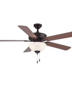 Wind River WR1423 Dalton 52" 5 Blade Hanging Indoor Ceiling Fan - Oiled Bronze