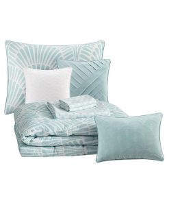 100% Polyester Printed 10pcs MS BNB Aqua BR9144409622-13