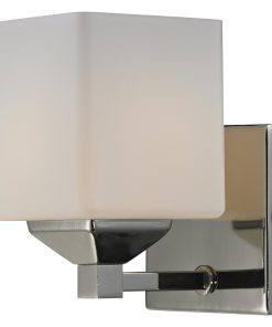 Z-Lite 2105-1V Quube 1 Light Bathroom Sconce - Chrome