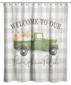 Welcome to Our Pumpkin Patch 71"x71" Shower Curtain