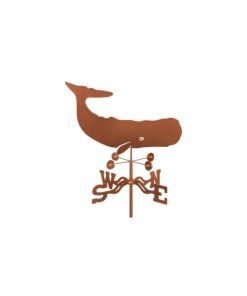 Whale Weathervane With Post Mount