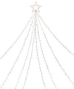 12' Clear Lighted Christmas Display Tree Outdoor Decoration