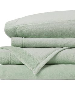 100% Polyester Knitted Plush Sheet Set