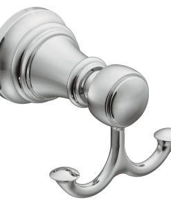 Weymouth Double Robe Hook, Chrome