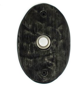 Williamsburg Doorbell, Handmade Luxury Hardware, Black Iron
