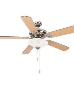 Yosemite Whitney Indoor Ceiling Fan With Brushed Nickel Finish WHITNEY-BBN-1