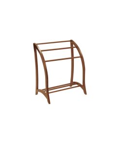 Winsome Quilt Rack Closet Organizer in Antique Walnut
