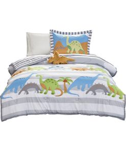 100% Polyester Printed Micro Comforter Set With 1 dec pillow, MZK10-035