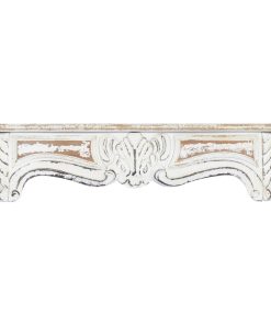 White Wood Vintage Wall Shelf 36" x 6" x 9"