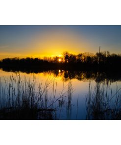 "Sunrise Reedy Point Marsh" Landscape Photo Unframed Wall Art Print, 20"x30"