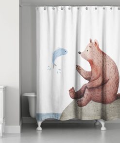 Wildlife Friends 71x74 Shower Curtain