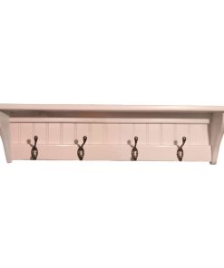 Wood Wall Hanging Coat Rack Display Room Shelf