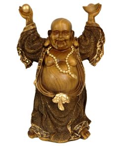 12" Standing Prosperity Buddha Statue