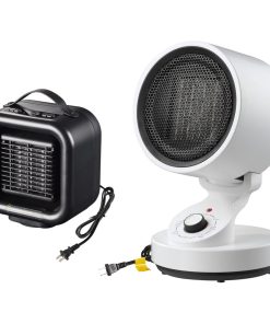 Yescom PTC Heater Fan Kit Oscillating Warm & Cool Overheat Protection 2 Pack