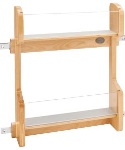 Wood Vanity Cabinet Door Storage Rack, 14.24"