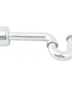 1.5" X 1.25" P-Trap With High Box Flange In Powder Coated White