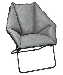 Wellfor Folding Saucer Padded Chair Soft Wide Seat