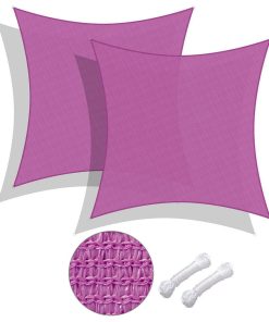 Yescom 12x12 Ft 95% UV Block Square Sun Shade Sail Outdoor Cover Net 2Pack