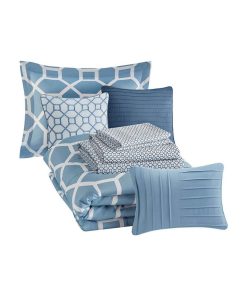100% Polyester Printed 10pcs MS BNB Blue BR9144409622-17
