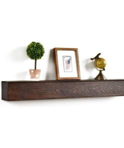 WELLAND 6" High Dylan Rustic Floating Shelf Reclaimed Wood Wall Shelf, 48"