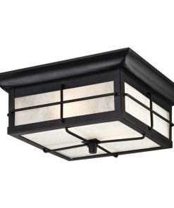 Westinghouse 6204800 Orwell 2 Light 11"W LED Outdoor Flush Mount - Textured