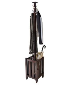 Winsome Memphis Coat Tree and Umbrella Rack in Cappuccino