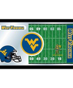 West Virginia 15" x 26" Football Mirror by Holland Bar Stool Company