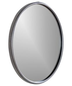 Wessex Modern Mirror with Designer Frame, Gray, 23"