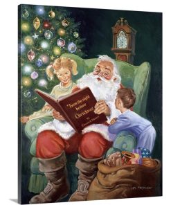 "Twas The Night Before Christmas" Wrapped Canvas Art Print, 16"x20"x1.5"