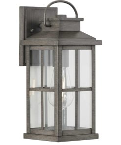 Williamston 1 Light Outdoor Wall Light, Antique Pewter, 6"