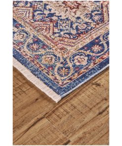 Weave & Wander Tessina Rug, Navy/Multi, 3'6"x5'6"