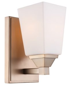 Woodbridge Lighting Berkley 1-Light Bath/Wall, Brushed Brass