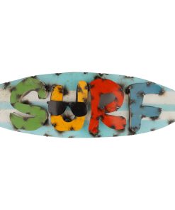 "Surf" Recycled Metal Sign